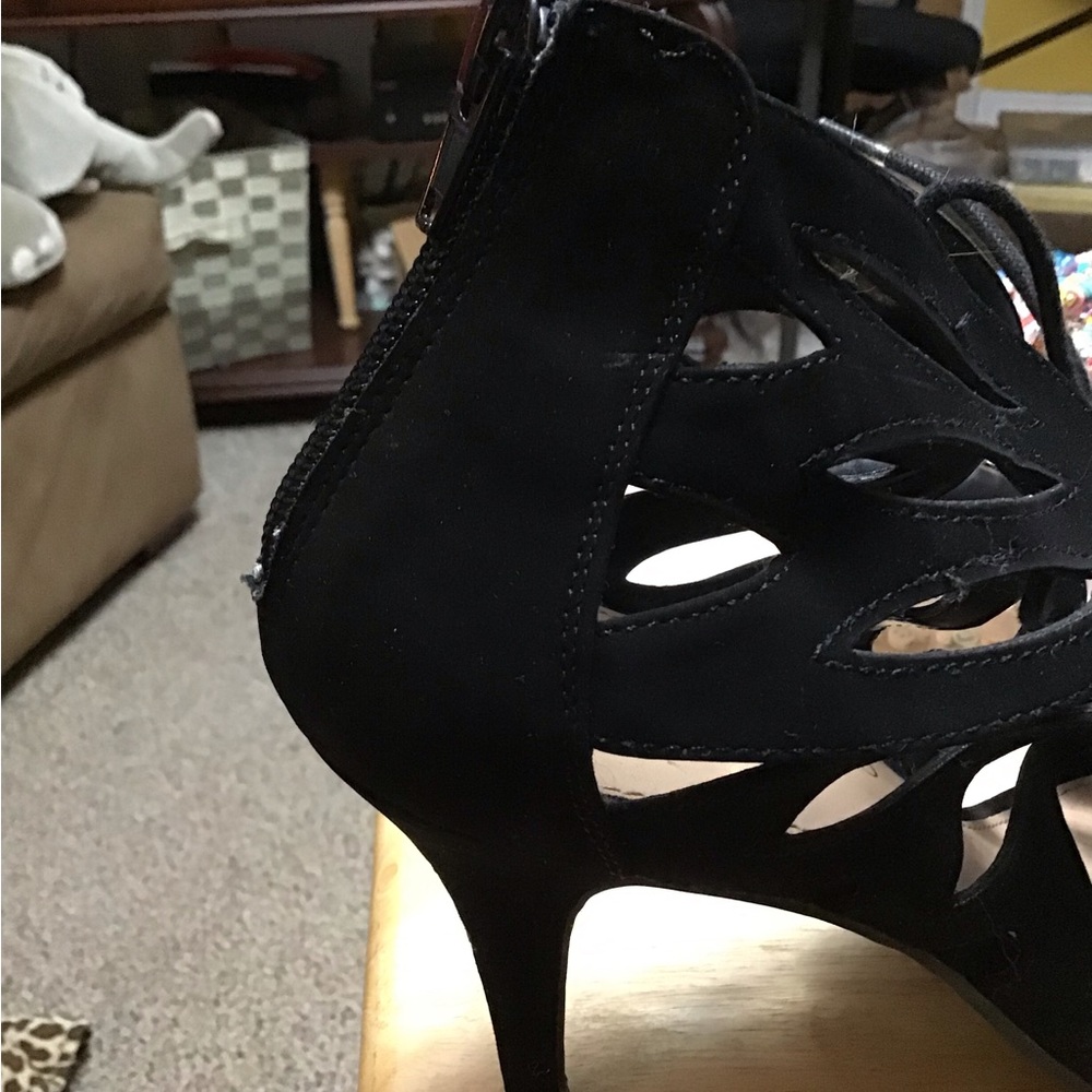 CHRISTIAN SIRIANO women’s high heel shoes sz 9  black - Picture 6 of 8